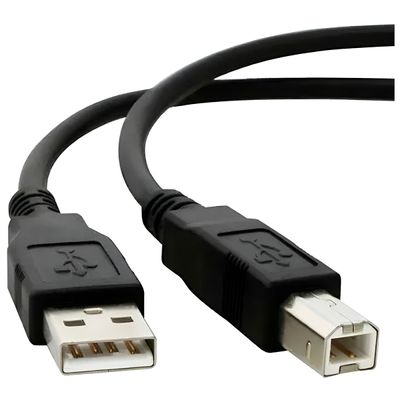 Cabo Extensor USB 2 Metros para Impressoras, Scanners e Multifuncionais – Alta Performance