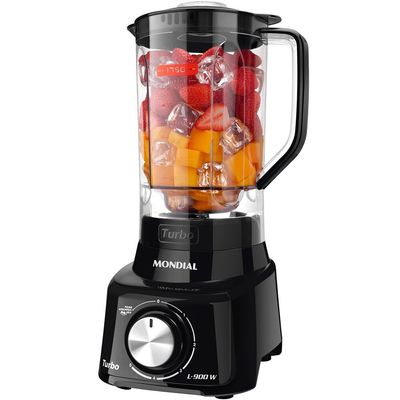 Liquidificador Turbo 2,7 Litros, 900W L-900-FB Mondial Preto / 220V