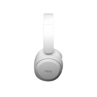 Headphone Bluetooth Wireless com Cancelamento de Ruído ANC - Branco - AOC