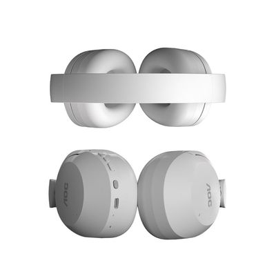 Headphone Bluetooth Wireless com Cancelamento de Ruído ANC - Branco - AOC