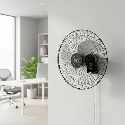 Ventilador Oscilante De Parade Tron 60cm C1 Super Preto 200W Bivolt