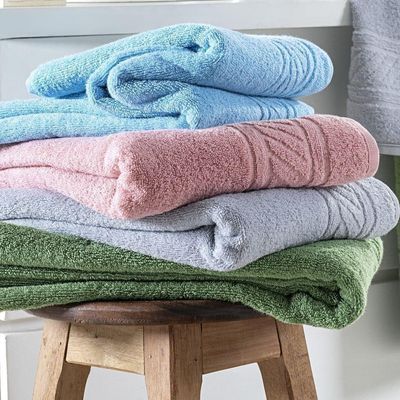 Toalha De Rosto Lummi Fio Penteado Relevo Listras 01 Peça 100% Algodão - Cristal