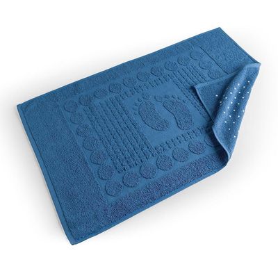 Toalha De Piso Wave Gramatura 700g/m² Antiderrapante 01 Peça 100% Algodão - Maré