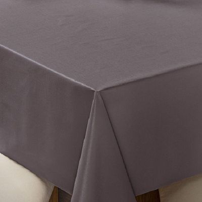 Toalha De Mesa 6 Lugares Térmica Impermeável 1,40 M X 2,00 M 100% Policloreto De Vinila - Marrom