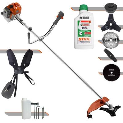 Roçadeira Rl520acntk Tekna Carretel + 4 Lâminas + óleo Stihl