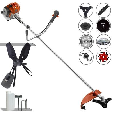 Roçadeira Tekna Rl520acntk 2hp 52cc Com 8 Opções De Cortes