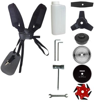 Roçadeira Tekna Rl520acntk 2hp + Facas 2p 3p 6p 40d E 80d