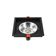 Spot De Embutir Recuado Nordecor Loyo Para 1 Lâmpada Ar111 Gu10 Quadrado Preto