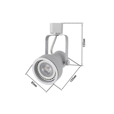 Spot Direcionável Para Trilho Eletrificado Nordecor Aire Ar70 Gu10 Bivolt Branco