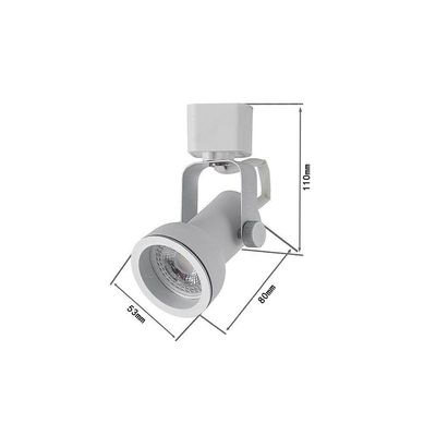 Spot Direcionável Para Trilho Eletrificado Nordecor Aire Mr16 Gu10 Bivolt Branco