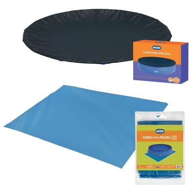 Capa E Forro Para Piscina Inflável 12000 E 14000 Litros Mor