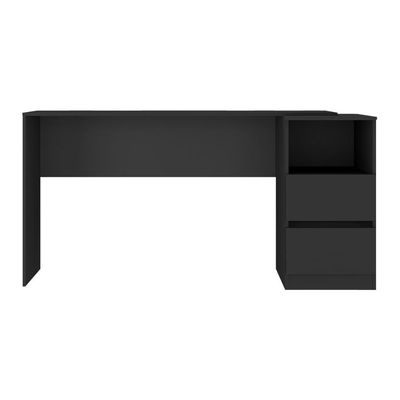 Escrivaninha 150,5cm Com Nicho E 2 Gavetas Flex Multimóveis MP6035 Preto