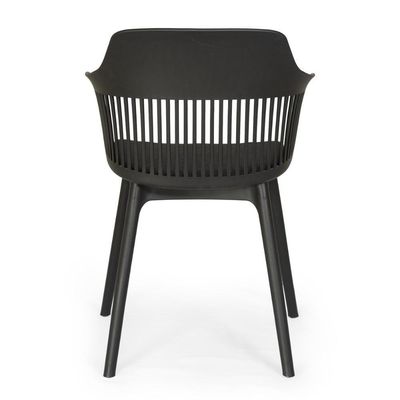 Conjunto Mesa De Jantar Quadrada Venezia 70x70cm Branca Com 2 Cadeiras Estofadas Marcela - Preto
