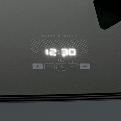 Fogão Dako 5 Bocas Supreme TC Timer Glass Titanium - Bivolt