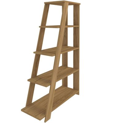 Estante Multiuso Com 05 Prateleiras Star A02 134x82 Olmo - Lyam Decor
