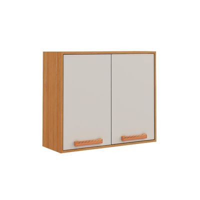 Armário Aéreo 80cm Itatiaia Em Mdp Nápoles Off White