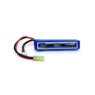Bateria Para Airsoft Lipo 11.1v-3s - 1100mah - 20c-40c - Leã