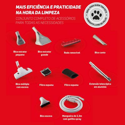 Extratora de Sujeira WAP Aqua Cleaner ND / 110