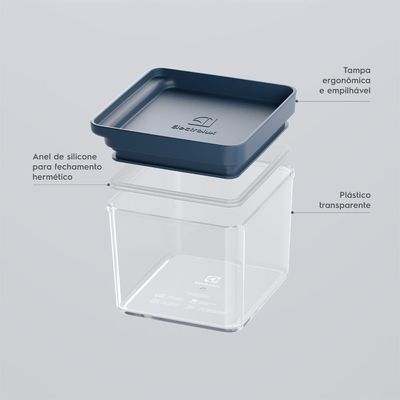 Organizador de Geladeira Electrolux Experience 0,7L Não se aplica