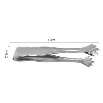 Kit 6 Pegadores de Carne Churrascaria Aço Inox 16cm Robusto Buffet Restaurante