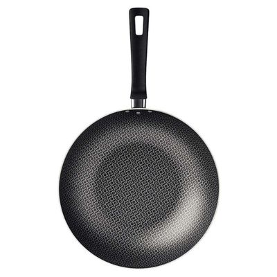 Jogo Frigideira Funda e Wok Alumínio Antiaderente Tramontina Loreto Vermelho Cozinha