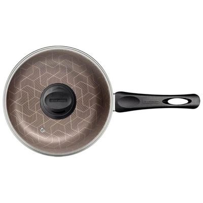 Jogo Panela com Tampa e Frigideira Funda Antiaderente Paris Tramontina Alumínio Vermelho
