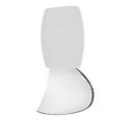 ESPATULA PATE MANTEIGA INOX CABO PLASTICO BRANCO 6 PEÇA 14CM