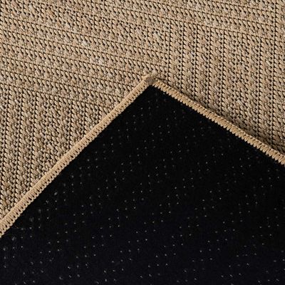 Tapete Passadeira Sisal 1,00m x 66cm Base Antiderrapante Para Corredor Cozinha Quarto Sala - Clean