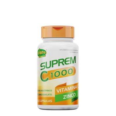 Kit 2 Suprem C 1000 Vitamina C 1000 Mg + Zinco 7Mg 30Cáps
