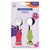 Jogo De Talheres 2 Pcs Lirous Colorido Tramontina