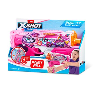 Lançador de Água X-Shot Skins Hyperload - Unicórnio Splash