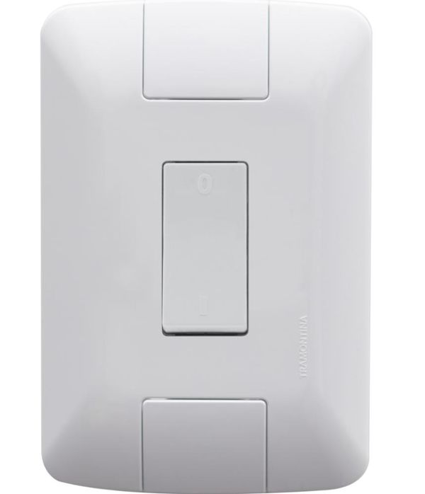 Kit 20 Conjunto 4x2 com 1 Interruptor Bipolar Tramontina 10A