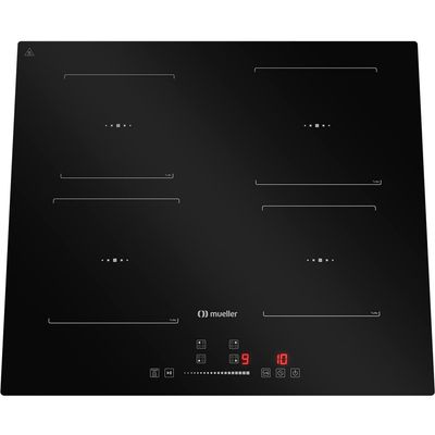 Cooktop de Indução 4 Bocas com Turbo MCN4BK Mueller Preto / 220V