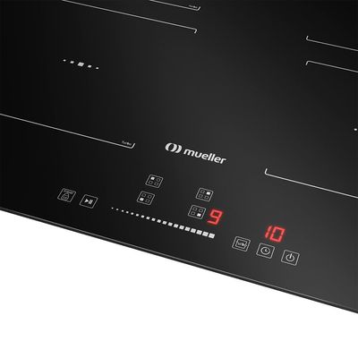 Cooktop de Indução 4 Bocas com Turbo MCN4BK Mueller Preto / 220V