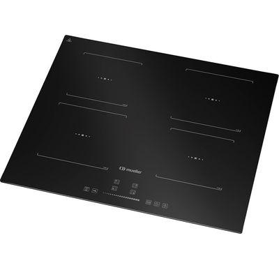 Cooktop de Indução 4 Bocas com Turbo MCN4BK Mueller Preto / 220V