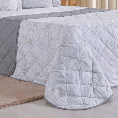 Kit Colcha King 200 Fios Estampada New 100% Algodão 260x280cm Dessin