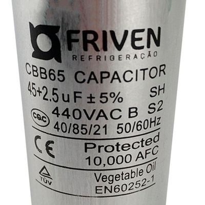 Capacitor 45 + 2,5uf 440v - Duplo Único