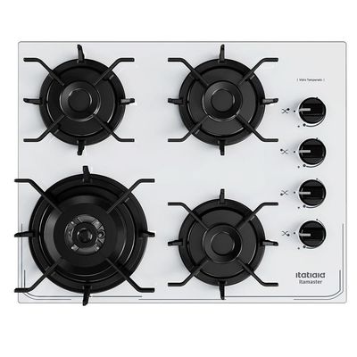 Cooktop Itamaster 4 Bocas Itatiaia Branco Bivolt