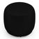Kit 02 Puffs Decorativos Orgânicos Molly Redondo Couríssimo Preto - Desk Design Cor Preto