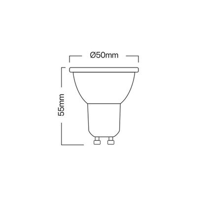 Lâmpada Led Astraled Dicróica Mr16 40° 7w Gu10 Bivolt 4000k – Luz Neutra