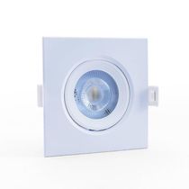 Luminária Spot Led 5w Bidirecional 6500k Quadrado Bivolt