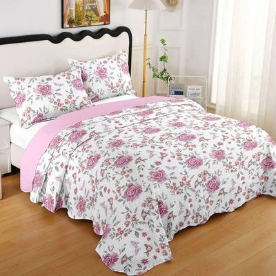 Kit Cobre Leito Casal + 2 Porta-travesseiros Capri Bianca