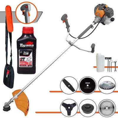 Roçadeira Rl520p 52cc Multifuncional 6 Em 1 + óleo Toyama 2t