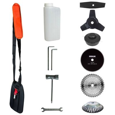 Roçadeira Rl520p 52cc Com Carretel + 4 Facas + Escova De Aço