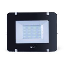 Refletor Led Slim 10w Ip65 6500k Preto Bivolt Unidade