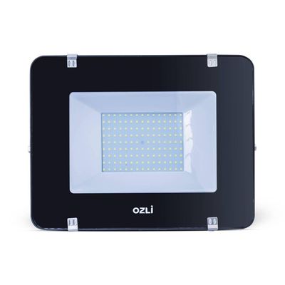Refletor Led Slim 10w Ip65 6500k Preto Bivolt Unidade