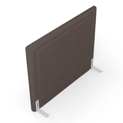 Cabeceira Cama Box Queen Size Alba 160cm Com Frame Veludo Marrom - Desk Design