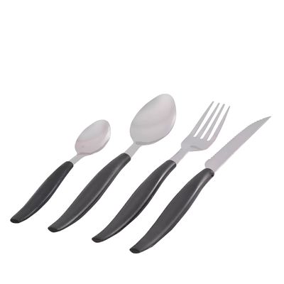 Conjunto Jarra Talheres 25 Peças - Kit de Talheres com Aço Inox Preto Elegância e Modernidade à Sua Mesa