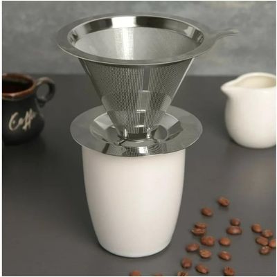 COADOR DE INOX FILTRO CAFE 103 REUTILIZÁVEL SEM PAPEL