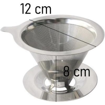 COADOR DE INOX FILTRO CAFE 103 REUTILIZÁVEL SEM PAPEL